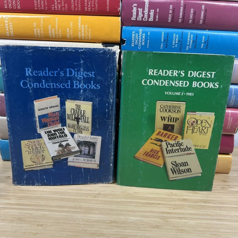 19 Vintage Reader's Digest Condensed Books Hardcover Lot w/ Dust Jackets